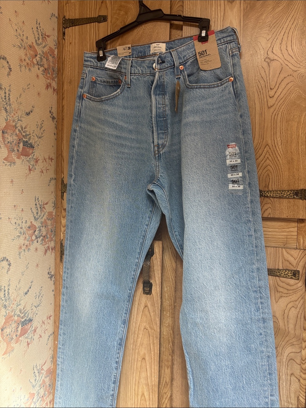 Womens Levis 501 straight jeans high waisted 32x32